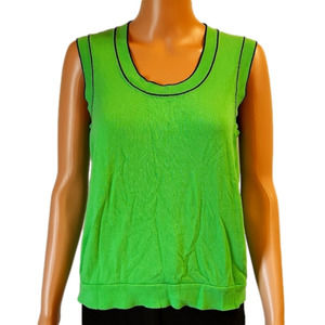 𝅺Jones New York green tank top (code-P117)